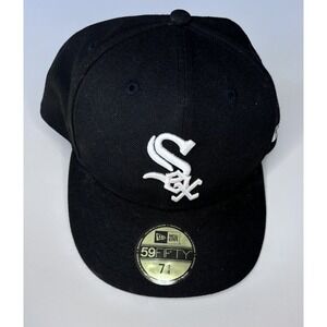 ⚾️Chicago‎ White Sox New Era Game Authentic On-Field 59FIFTY Fitted Hat - Black